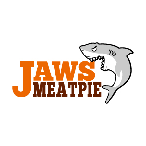 JAWS MEAT PIE　ロゴデザイン