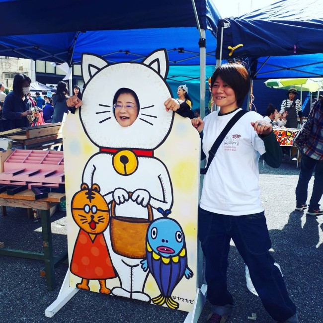 顔ハメ看板inつなぐフェス！